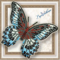 Набор для вышивки бисером бабочки «Парусник Полимнестор»